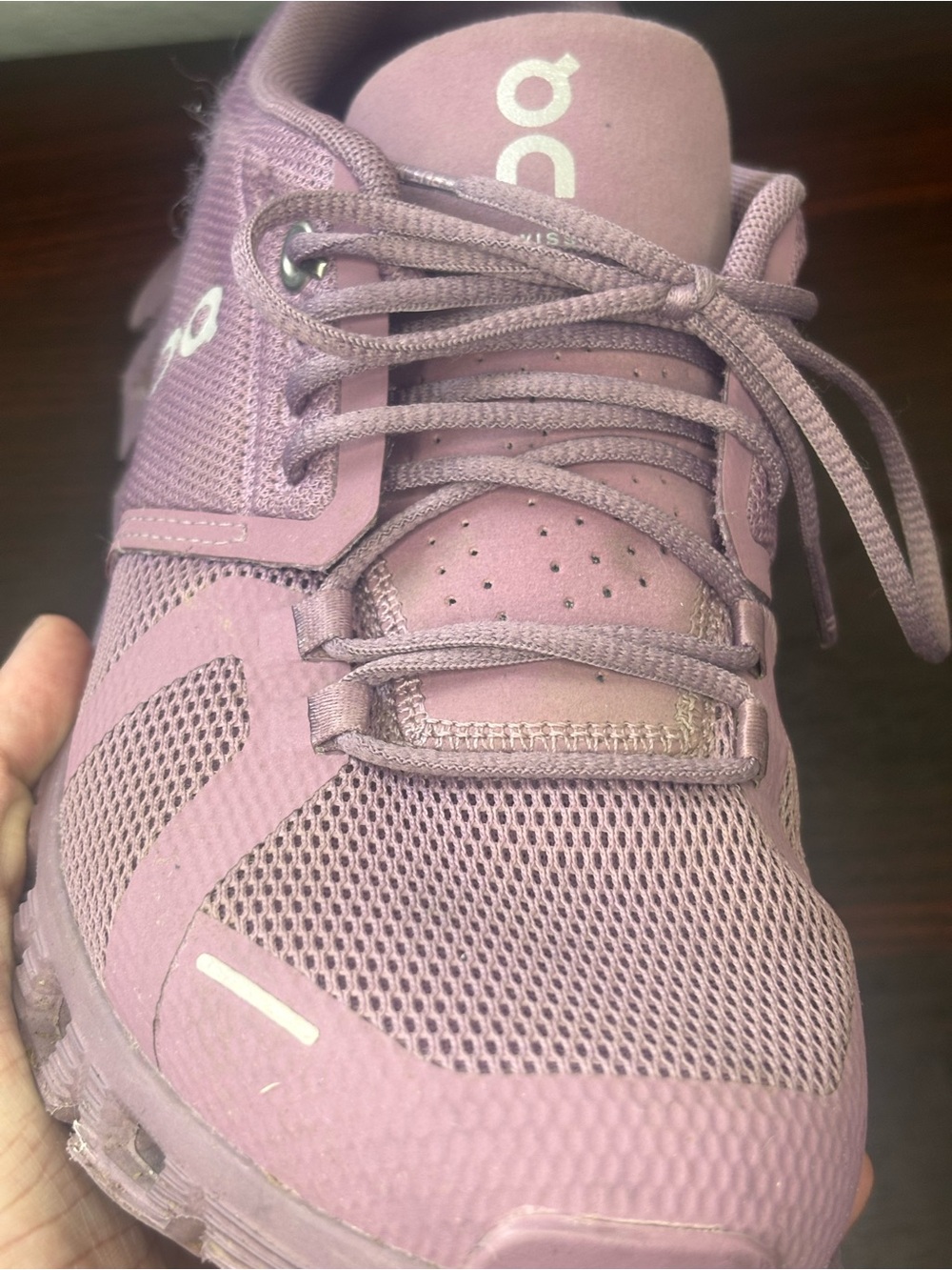 On Cloud 6 Waterproof Shoes Mauve/Purple Women’s Size 7 - Picture 6 of 16
